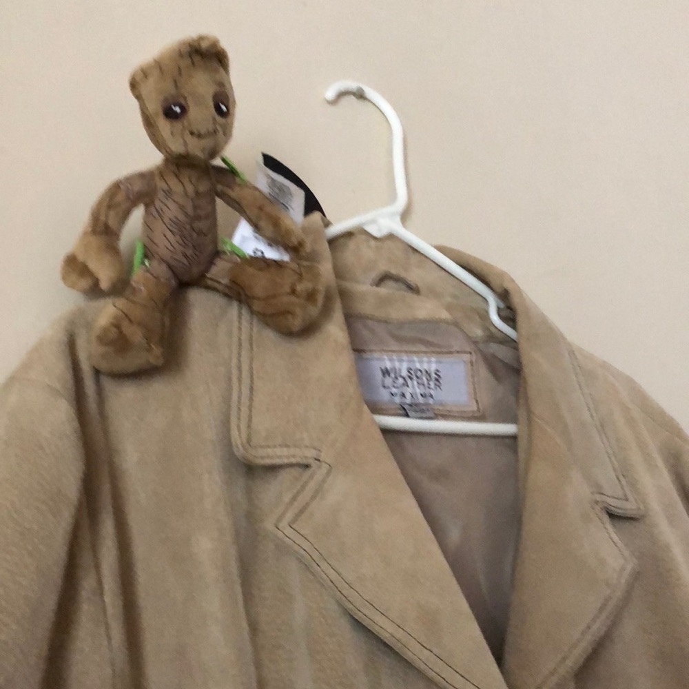 Beige Wilson Suede Coat size 3X
